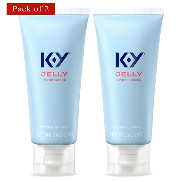 KY Gel Lubrifiant Personnel à Base d'Eau, 2 Oz (57 g) (Lot de 2 Offre)