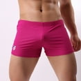 thumbnail image 5 of Finelylove Mens Casual Shorts Flat Front Flat Front Slim Straight Solid Walking Hot Pink M, 5 of 8