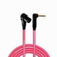 thumbnail image 1 of Columber Cable - Right Angle XLR Male to Right Angle 1/4" TS 3-Pin Connector, 1 of 7