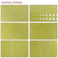 thumbnail image 5 of Uxcell 17.7" x 11.8" Cutting Mats Rotary Fabric Mat Self Recover Double Sided, Light Green, 5 of 6