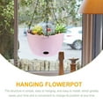 thumbnail image 4 of EXHUMKY Bucket Flower Holder Planter Plastic Pink 1Pack, 4 of 6