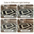 thumbnail image 7 of ODIKA 9'x12' Washable Area Rug Cow Contrasted Print Block Assembly Rectangular Pick Farm Large for Master Suite, California King, Under Bed, Non-Shedding, Easy Care, 7 of 7