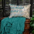 thumbnail image 6 of Parkland Collection Orion 20x14" Embroidered Fabric Throw Pillow in Multi-Color, 6 of 6