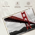 thumbnail image 6 of Elephant Stock Golden Gate Bridge Pop Wall Art - Horizontal Canvas Wall Art - Living Room Wall Decor - Architecture Canvas - Red And Gray Decor - 36" x 24", 6 of 8