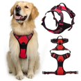 thumbnail image 2 of Para Perro Madiana Arnés Color Rojo-Nylon reflectante-Cuerda de tracción para perros tipo chaleco, 2 of 5