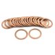 thumbnail image 2 of 20 Pcs 22mm Diámetro Interno Arandelas de Cobre Planas Anillos de Sellado para Autos, 2 of 3