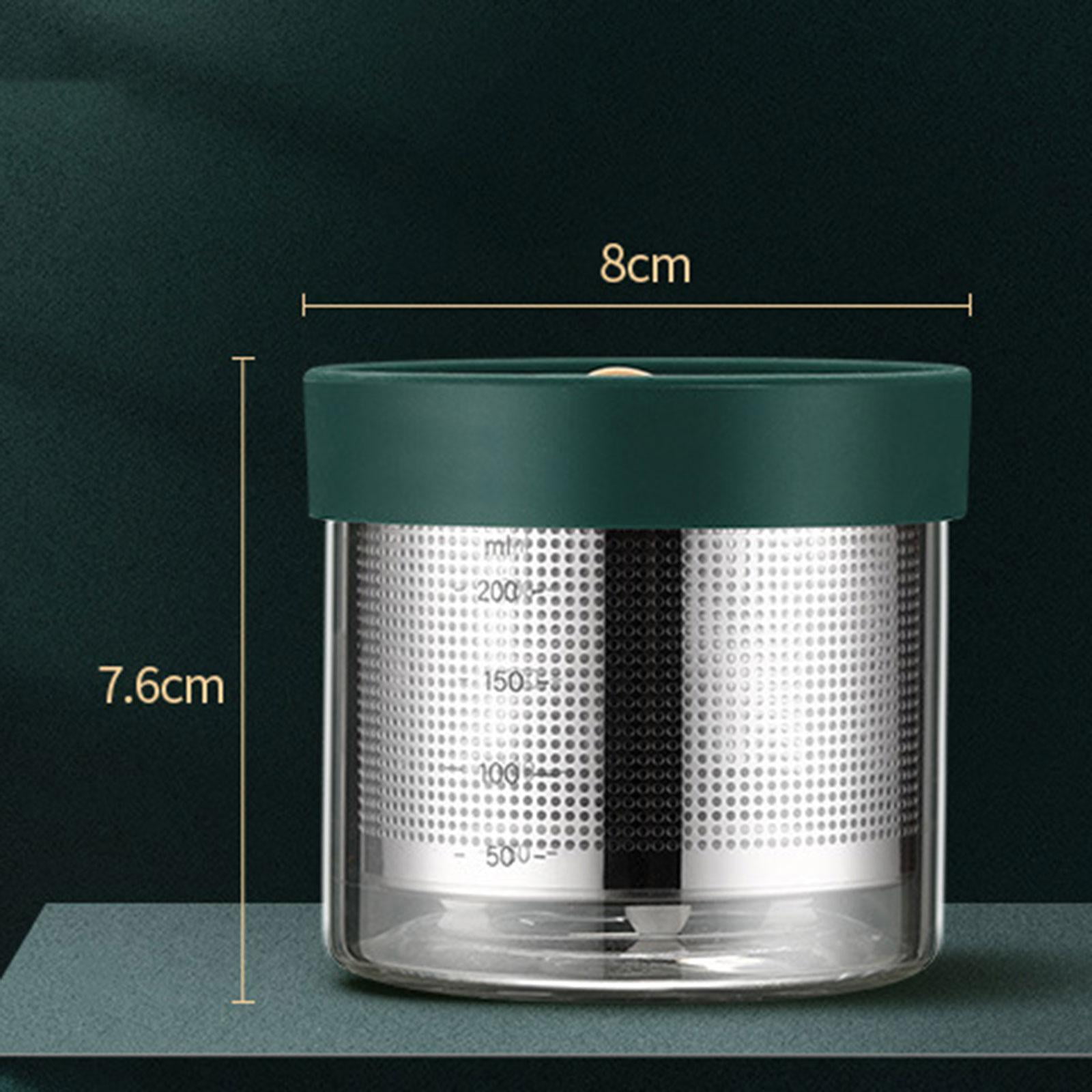 Milageto Jewelry Cleaning Jar Gemstone Cleaning Glass Jar for Beads Rings Watch Parts