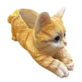 thumbnail image 3 of Almencla Flower Pot Cute Unique Kitten Sculpture Container for Living Room Patio Lawn yellow, 3 of 8