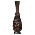 thumbnail image 4 of Antique Trumpet Style Floor Vase, For Entryway or Living Room, Brown 36" Tall Bamboo, 4 of 8