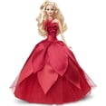 thumbnail image 1 of Barbie Signature 2022 muñeca navideña con cabello rubio, series coleccionables, incluye muñecas sta Barbie Barbie, 1 of 6