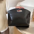 thumbnail image 3 of KONTONTY Durable PU Briefcase Large Capacity Fashion Attache Case for Business Use Black, 3 of 8