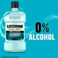 Listerine Zero Alcohol Free Oral Care Mouthwash for Bad Breath, Cool