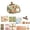 Light Green - 23X7.5X13.5cm, variant on Cute Capybara Pencil Case Capybara College Supplies Large Capacity Wide Opening Mouth Pencil Pouch with Cute Pins Sticker Pendant Cute Stationery