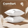 thumbnail image 3 of Utopia Bedding 18x18 White Throw Pillow Inserts, Set of 2, Soft Decorative Square Pillow Inserts for Couch, Sofa & Bed, 3 of 9