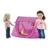 "18-inch Doll Accessories | No Poles to Assemble! Pop-up Camping Tent with Matching Sleeping Bag and Carry Case | Fits 18"" American Girl Dolls"