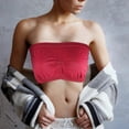 thumbnail image 2 of Women Strapless Bra Nylon Breathable Chest Wrap for Women 2Pcs, 2 of 4