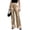 20#R Champagne, variant on Trendy Satin Pants for Women High Rise Dress Pants Womens Pants Summer Palazzo Bell Bottoms Trousers for Party Dark Blue S