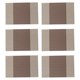 thumbnail image 1 of Estera aislante fácil de limpiar, impermeable y antideslizante, de PVC a rayas japonesas, 6 uds., 1 of 5