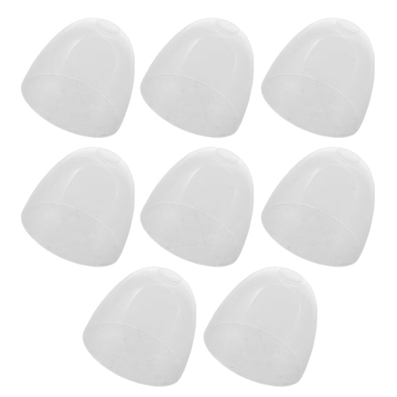 Hytrove 8Pcs Transparent Bottle Cap Lids Plastic Dome Covers Easy to Remove for Feeding Bottles