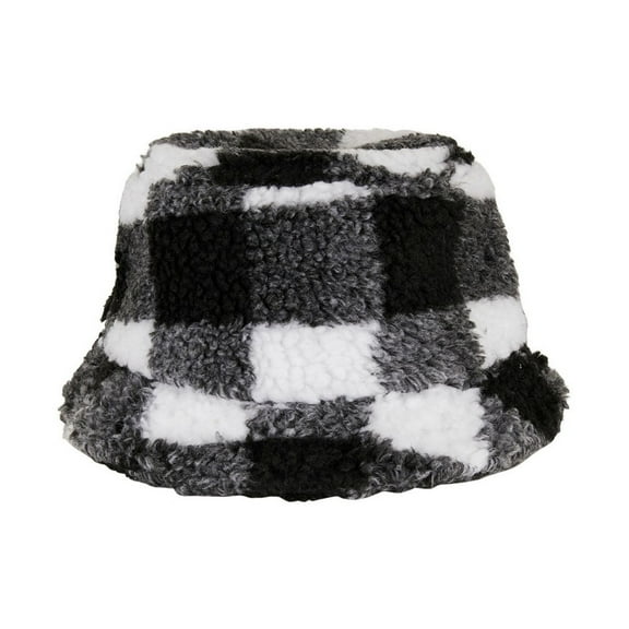 Flexfit Adult Checked Sherpa Bucket Hat