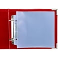 thumbnail image 4 of We R Faux Leather 2-Ring Binder 6"X6"-Red, 4 of 5