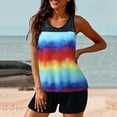 thumbnail image 2 of Aayomet Swimsuits For Women With Shorts Two Piece Bathing Suits Racerback Tank Tops Boys Swimming Shorts Size 14,Multicolor S, 2 of 5