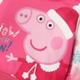 thumbnail image 2 of Peppa Pig Girls Sweatshirt Pink Christmas Graphic Crewneck Long Sleeve Pullover Top Toddler Kids 3T, 2 of 7