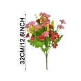 Artificial Flowers Colorful Daisy Bouquet For Home Table Centerpieces
