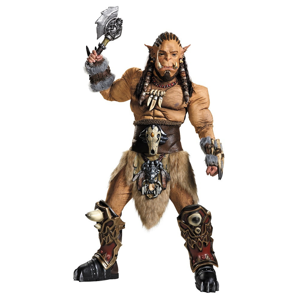 Mens Adult Warcraft Durotan Deluxe Muscle Chest Costume 