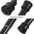 thumbnail image 2 of Shisuyan Curtain Rod Black Iron 1Pcs 19-31In Adjustable Length No Drilling Installation, 2 of 8