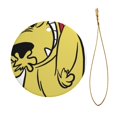 thumbnail image 2 of Adorno colgante navideño de Muttley Laughing para árbol de Navidad - Decoraciones colgantes de cerámica para fiestas - Ideas para regalar adornos navideños, 2 of 8