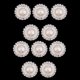 thumbnail image 2 of 10 Piezas de 18 Mm de Acrílico de Cristal de Perlas Botones Planos Accesorios de Hallazgos para La Fabricación de Joyas DIY Artesanía Perla beige Baoblaze Acrílico Crystal Craft Buttons, 2 of 8