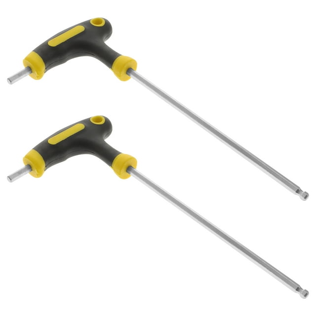 SHOWERORO 2 Pcs Clé Hexagonale Type T Outil de Poignée Multi-Professionnel pour Mécanique Industrie Automobile
