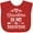 Red, variant on Inktastic Grandma is My Valentine Boys or Girls Baby Bib