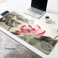 thumbnail image 1 of Alfombrilla de ratón grande para oficina, Alfombra de escritorio con pintura de tinta, flor de loto, accesorios de juego, alfombras de goma suave LIUWENJING unisex, 1 of 2