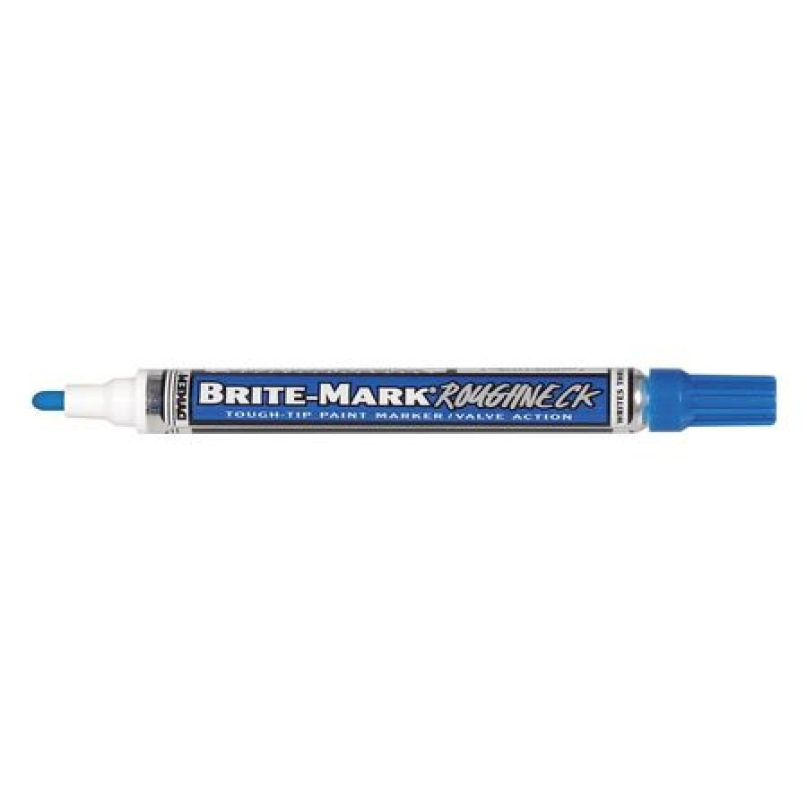 DYKEM 84201 Brite Mark Paint Marker 3/32" Fine Tip, Blue
