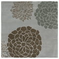 thumbnail image 6 of SAFAVIEH Soho Brisbane Floral Wool Runner Rug, Light Grey, 2'6" x 12', 6 of 10