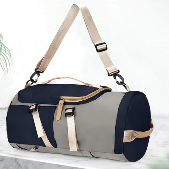 The Crowdsource Design Duffel Bag with 7 Optimal Compartments Including Water Resitive Pouch,Dry Wet Separated Gym Bag Sport Training Handbag Yoga Bags