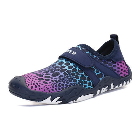 

Cyiecw Grils Boys Water Shoes Kids Lightweight Quick Dry Aqua Socks Barefoot Slip On Beach Sport Shoes