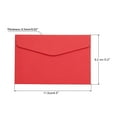 thumbnail image 2 of Unique Bargains Mini Envelopes, Storage Card Holder, Red, 100 Pack, 2 of 6