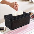thumbnail image 4 of Caja de pañuelos de almacenamiento Yashi estilo retro europeo dorado, 4 of 5