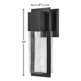 thumbnail image 2 of 82014BK-LL Lark Alex - 6W 1 LED Medium Outdoor Wall Lantern In Modern Style-20 Inches Tall and 8 Inches Wide-Black Finish, 2 of 10