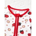 thumbnail image 6 of PatPat Baby Girl Pajamas Bamboo Viscose Snug Fit Footless Zipper Sleep N Play Pajamas Gift for Baby Girls, 6 of 9
