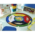 thumbnail image 3 of Traditional Teachings 5'4" Round Area Rug In Color Multi-Color:Multi,Material:Nylon, 3 of 4