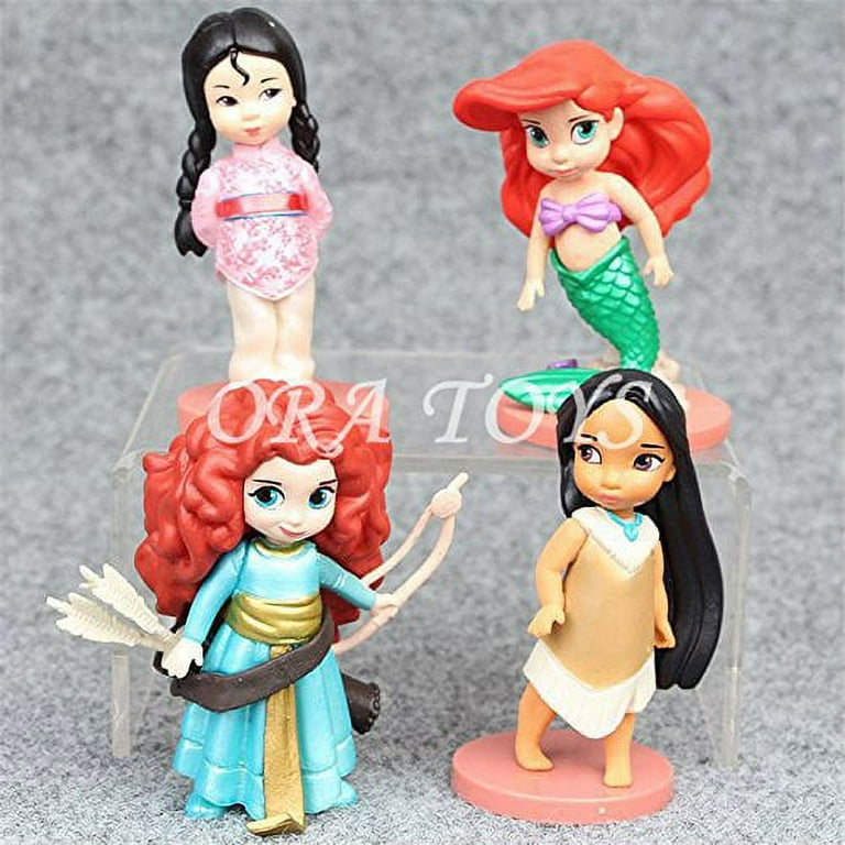 20cm Princess Teapot Action Figure Disney Little Mermaid Bell