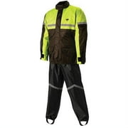 Nelson-Rigg SR-6000 Stormrider 2-Piece Rain Suit Hi-Viz Yellow/Black LG
