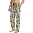 thumbnail image 4 of Flowers Of Lemon Men's Pajama Pants Lightweight Sleepwear Bottom Lounge Pants, 4 of 6