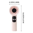 thumbnail image 3 of weibbin Handheld Mini Electric Fan Cream Wind High Speed Infinitely Adjustable Speed Portable Outdoor Small Fan, 3 of 8