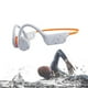 thumbnail image 4 of Auriculares inalámbricos Inteprter Bluetooth IPX8 de conducción ósea a prueba de agua naranja blanco, 4 of 6