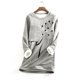 thumbnail image 1 of Puntoco Sudadera con estampado de forro polar grueso para mujer Ropa interior cálida Liquidación Puntoco Puntoco-7339, 1 of 3